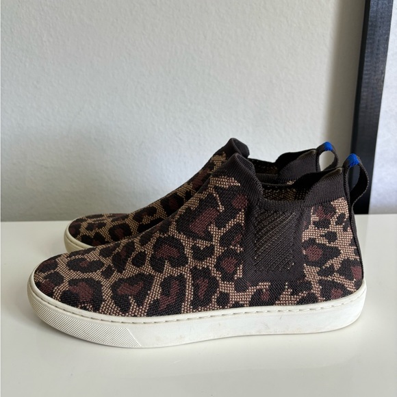 ROTHY'S The Chelsea Wildcat High Top Sneakers 8.5 - Picture 2 of 8